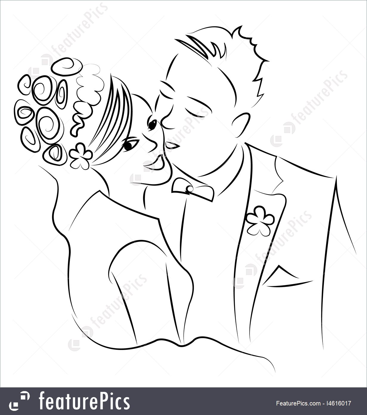 1231x1392 just married couple cartoon vector - Marriage Couple Drawing