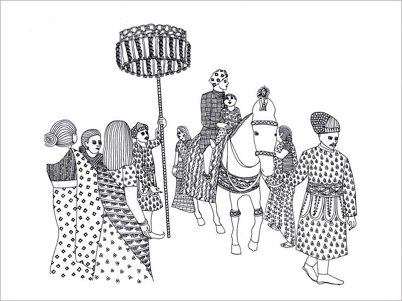 800x600 D'source Design Gallery On An Indian Wedding - Marriage Drawing