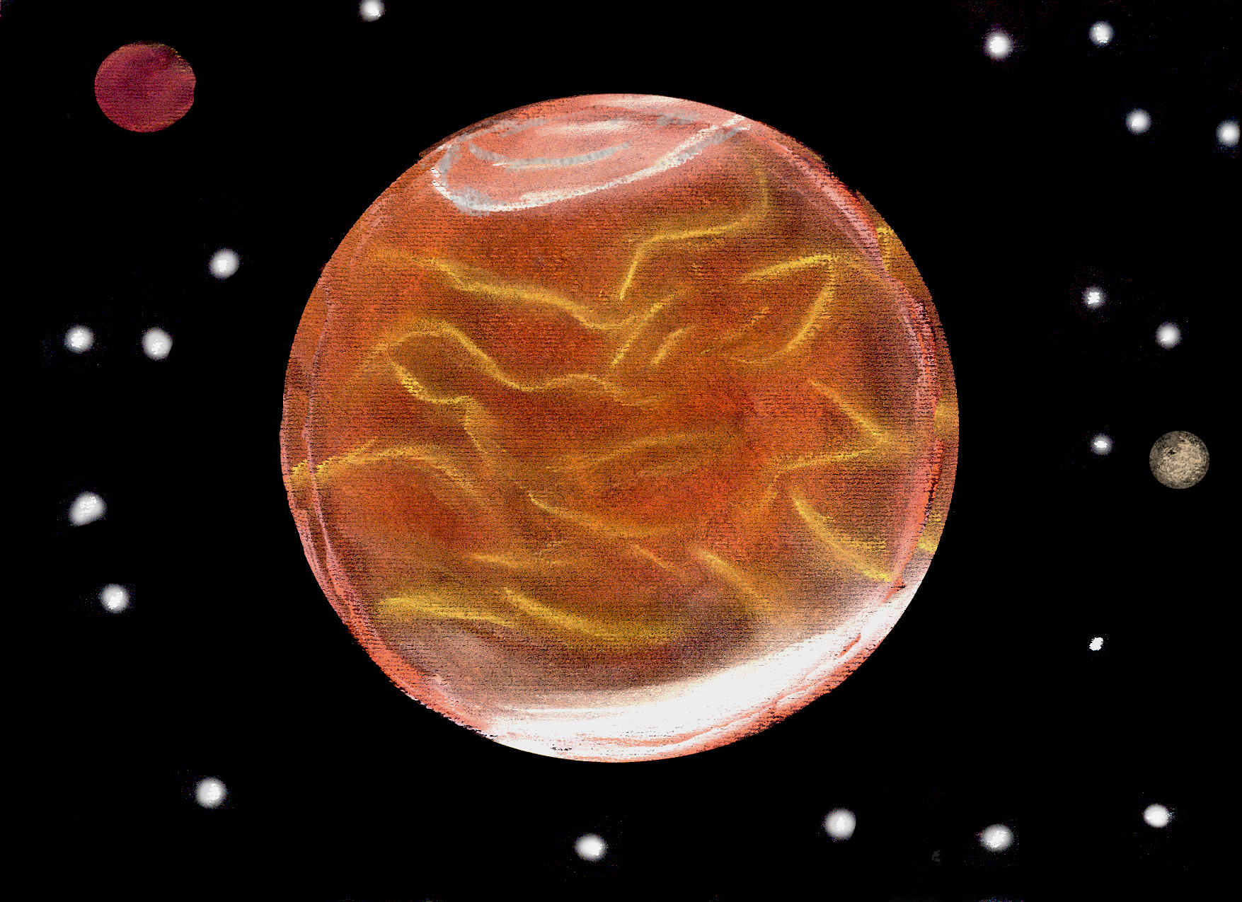 1755x1275 planet mars esahubble - Mars Drawing