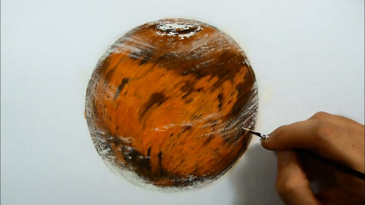 1280x720 Timelapse Drawing - Mars Drawing