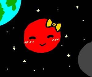 300x250 cute mars drawing - Mars Drawing