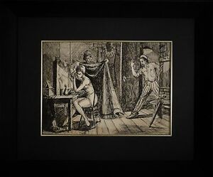 300x249 original ink drawing reginald marsh - Marsh Drawing