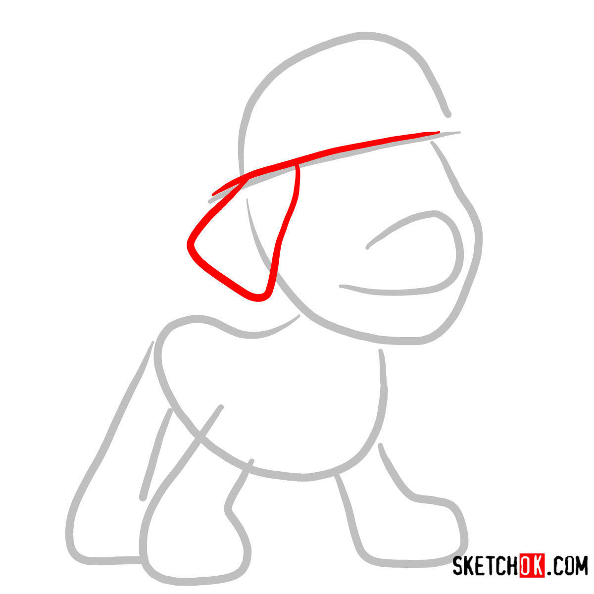 1200x1200 How To Draw Marshall Paw Patrol - Marshall Paw Patrol Drawing