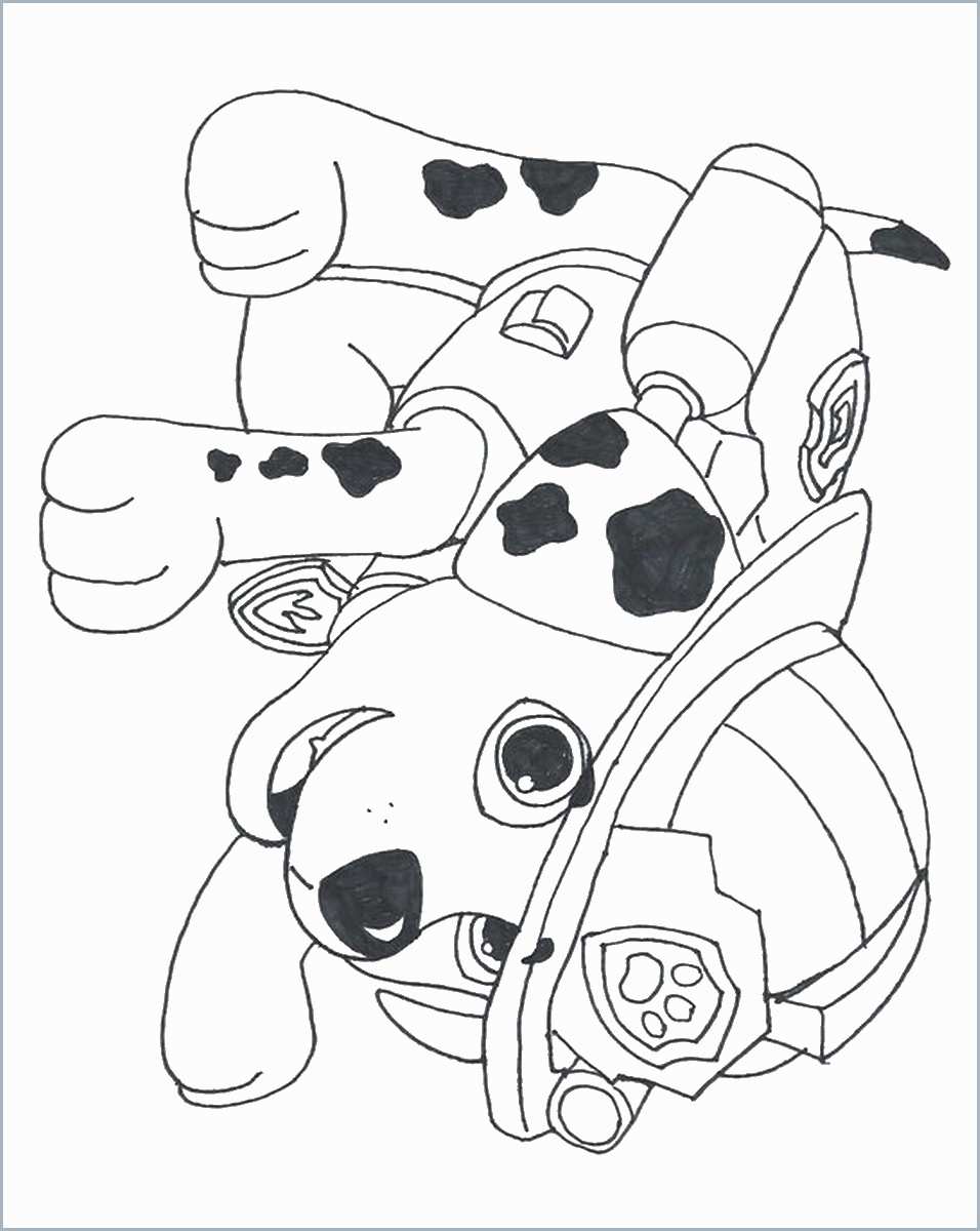 956x1200 Marshall Paw Patrol Coloring - Marshall Paw Patrol Drawing