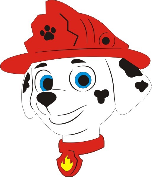 515x600 Skate With Marshall From Paw Patrol Today - Marshall Paw Patrol Drawing