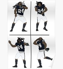 210x230 Marshawn Lynch Posters Redbubble - Marshawn Lynch Drawing