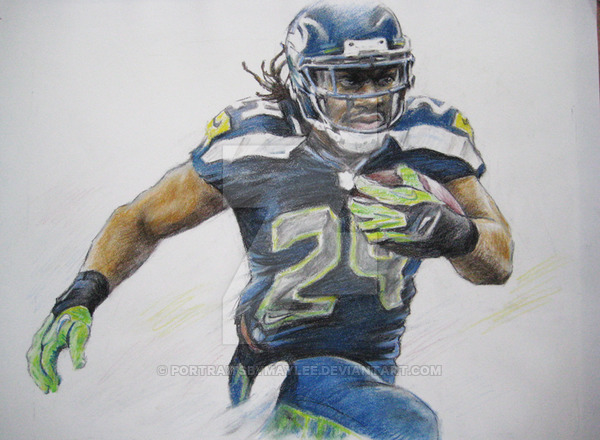 600x440 Marshawn Lynch - Marshawn Lynch Drawing