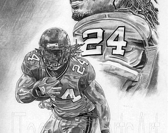 Marshawn Lynch Drawing at PaintingValley.com | Explore collection of ...