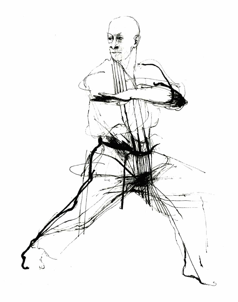 982x1250 martial arts drawings, jitte, ten hands - Martial Arts Drawing