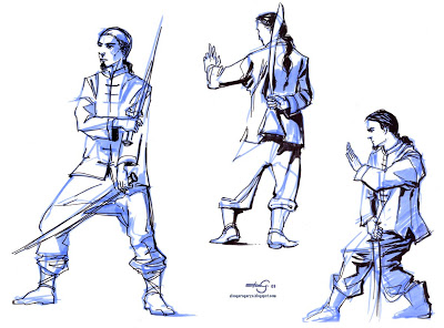 400x296 the art of elsa garagarza february - Martial Arts Drawing