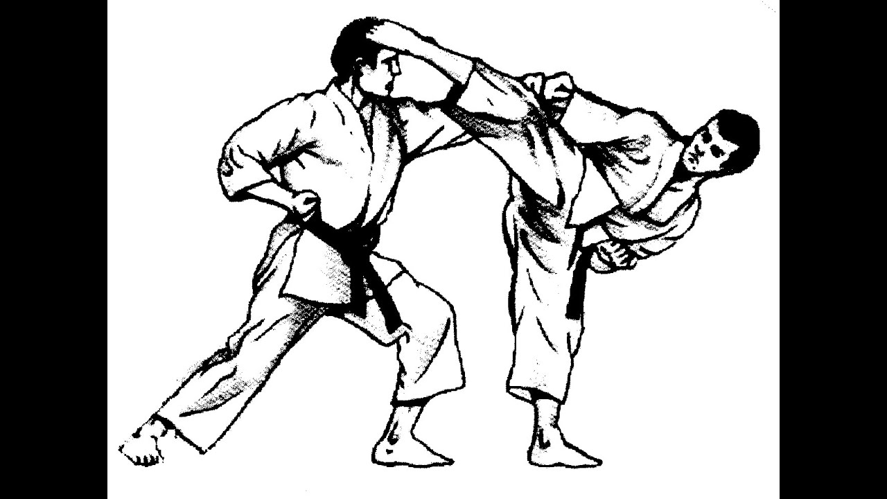 1280x720 martial arts animation - Martial Arts Drawing