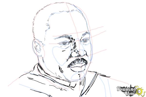 600x400 how to draw martin luther king jr - Martin Luther Drawing