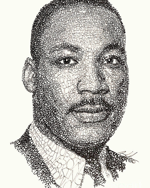 600x750 martin luther king jr poster - Martin Luther Drawing