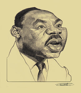 261x300 martin luther king jr drawing - Martin Luther Drawing