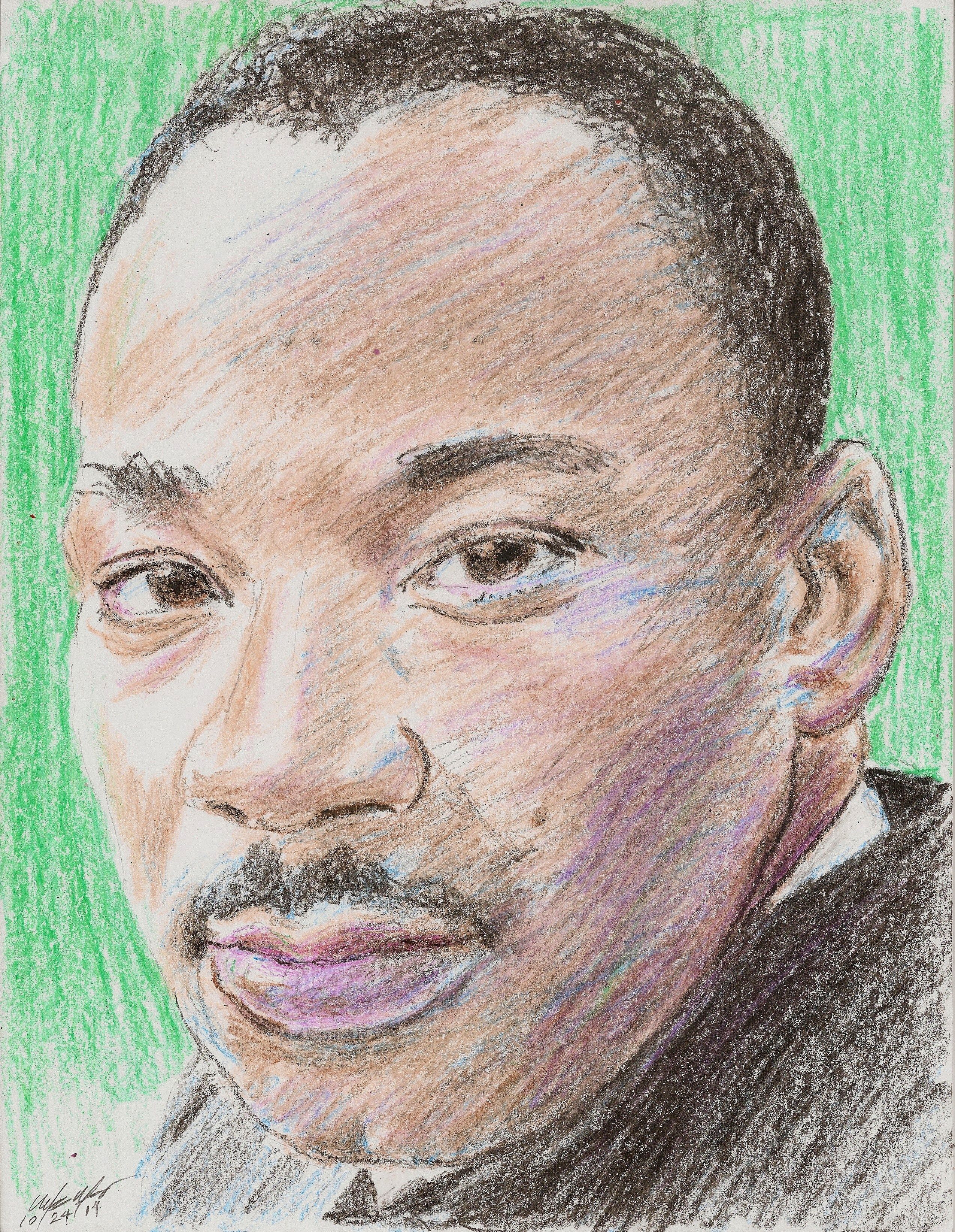 2550x3289 my crayons drawing of the reverend dr martin luther king jr - Martin Luther Drawing
