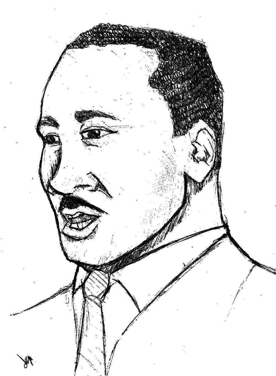 900x1226 fancy mlk clipart drawing pictures martin luther - Martin Luther Drawing