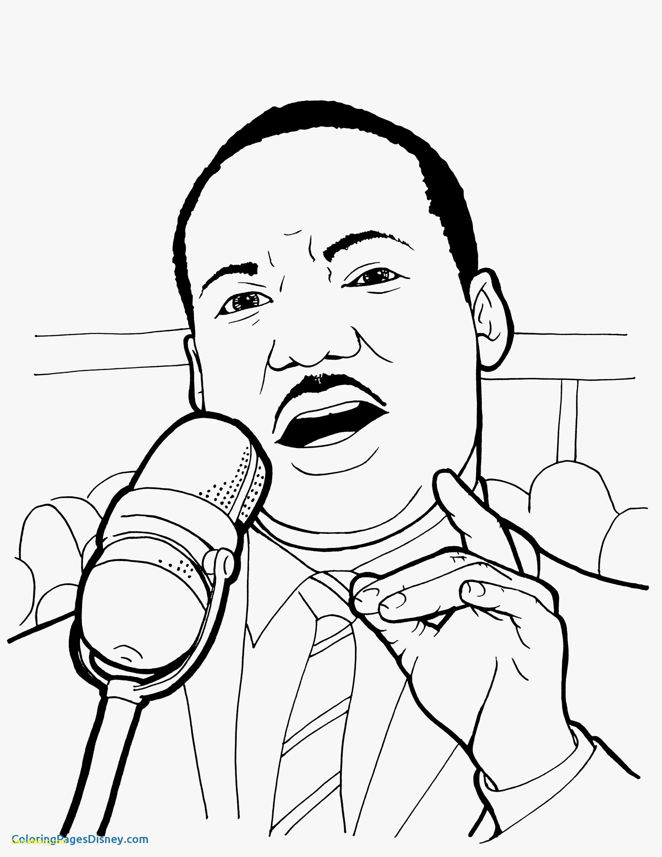2318x3000 martin luther coloring - Martin Luther King Drawing
