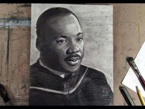 480x360 How To Draw Dr Martin Luther King Jr Step - Martin Luther King Drawing Step Step