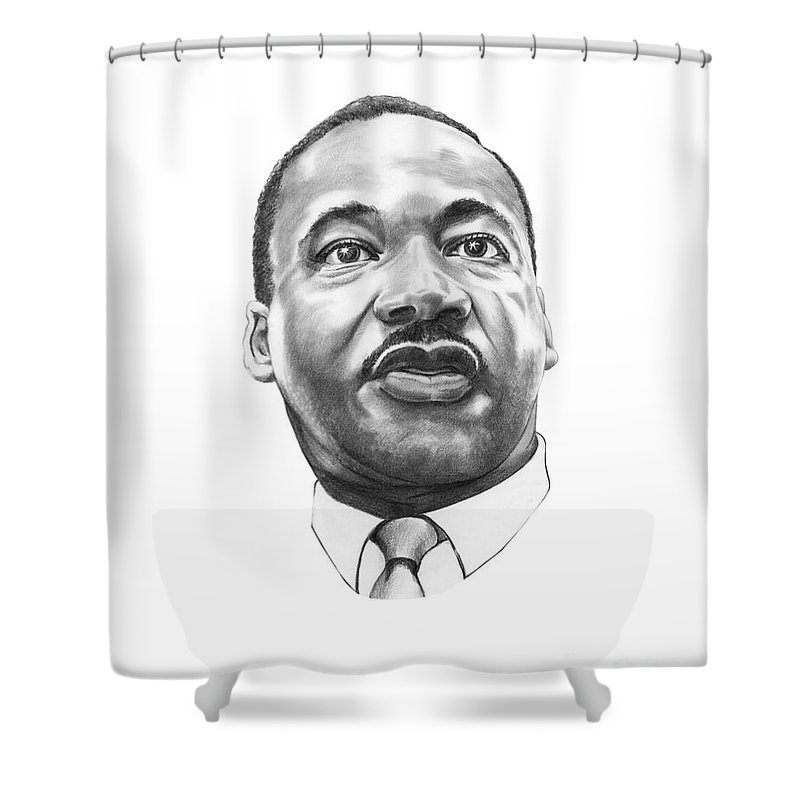 800x800 Dr Martin Luther King Shower Curtain For Sale - Martin Luther King Drawing Step Step