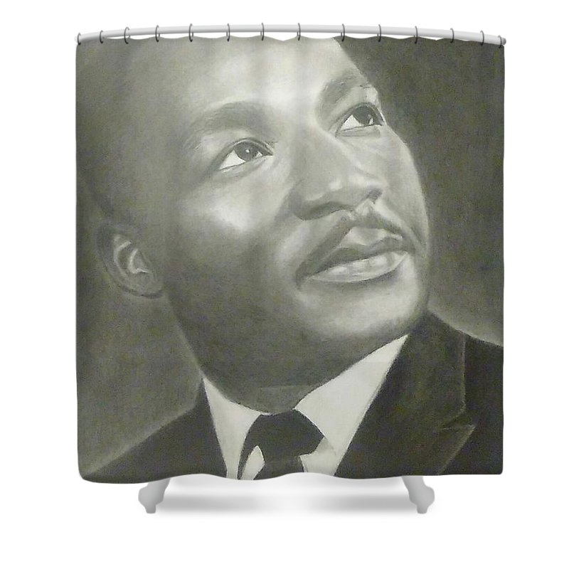 800x800 drawing dr martin luther king jr shower curtain for sale - Martin Luther King Jr Drawing