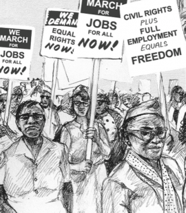 270x310 freedom's ring i have a dream speech the martin luther king - Martin Luther King Jr Drawing