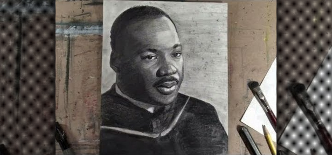 1280x600 how to draw a freehand portrait of rev martin luther king, jr - Martin Luther King Jr Drawing