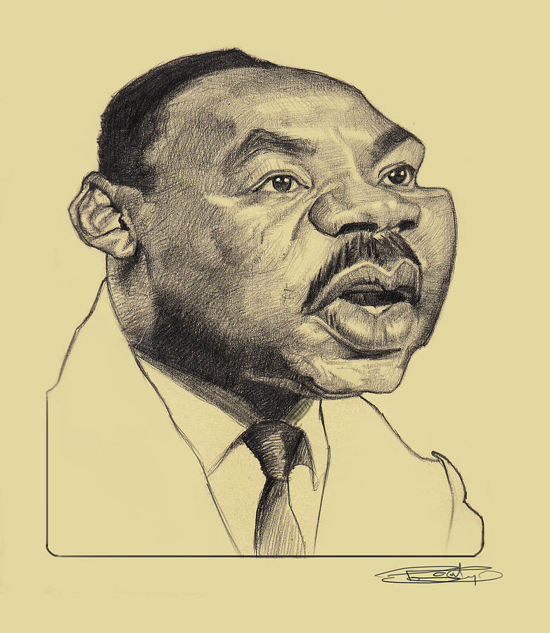 782x900 martin luther king jr drawing - Martin Luther King Jr Drawing