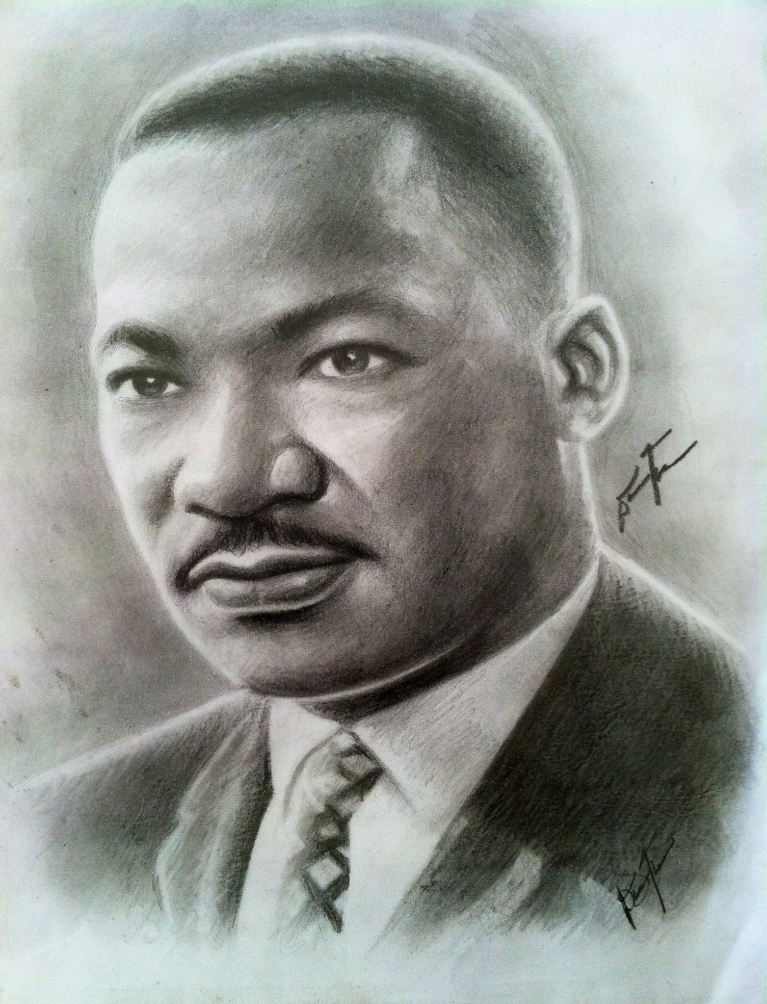 1563x2047 dr martin luther king jr potrait - Martin Luther King Jr Drawing