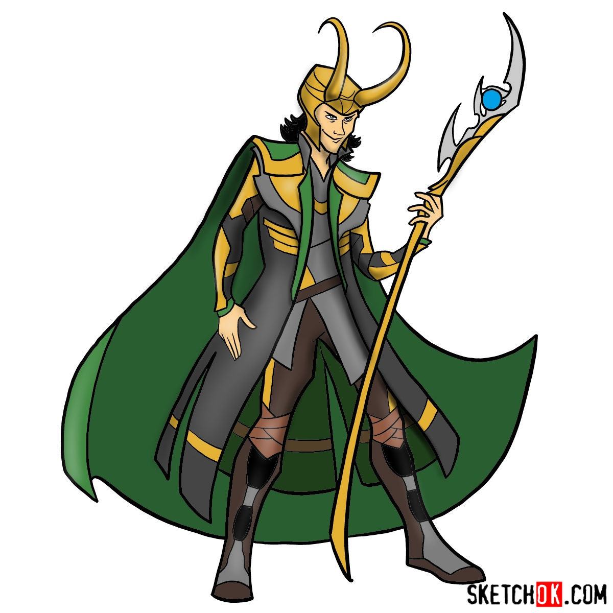 1200x1200 how to draw loki - Marvel Comic Drawings