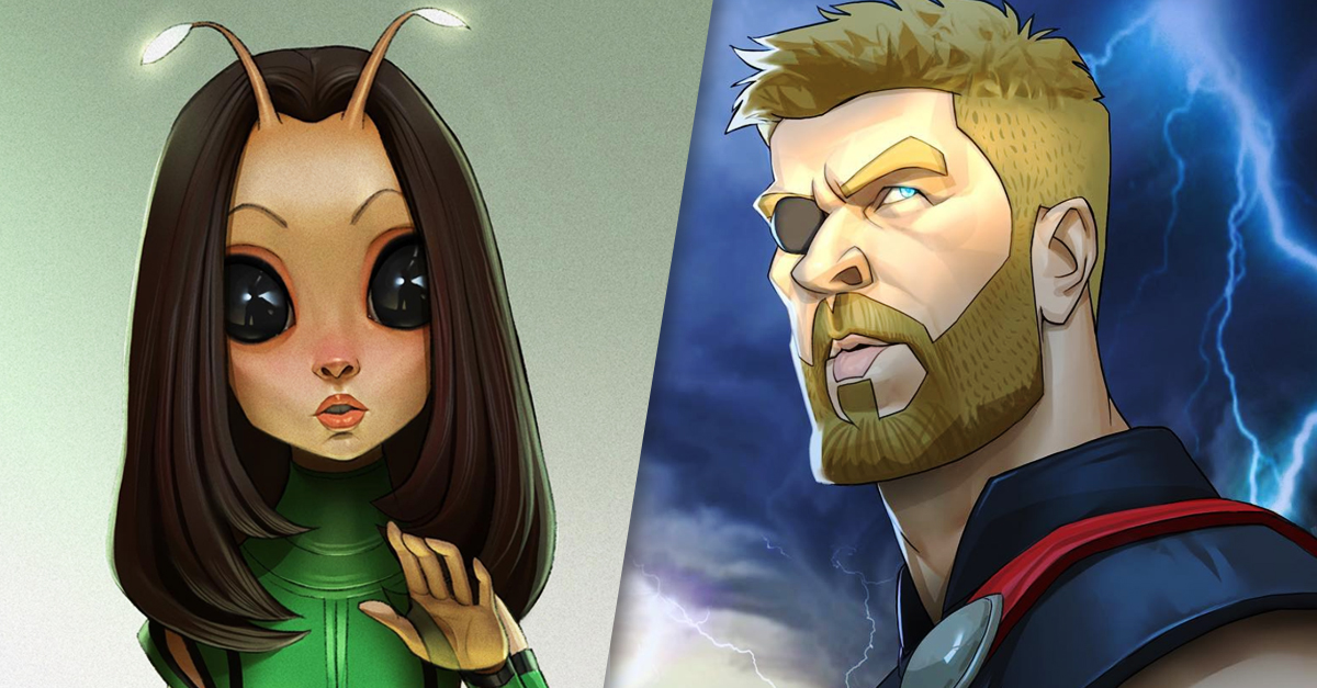 1200x627 Artist Creates Incredible Drawings Of Everyone's Favorite - Marvel Drawings