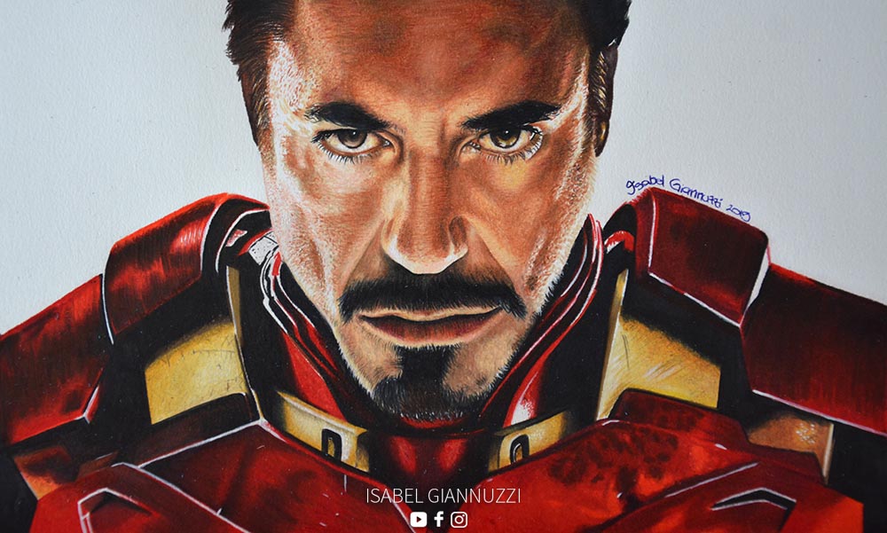 1000x601 drawing iron man marvel drawings - Marvel Drawings