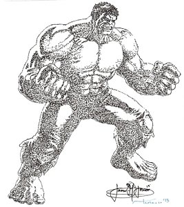 267x300 marvel heroes drawings - Marvel Heroes Drawing