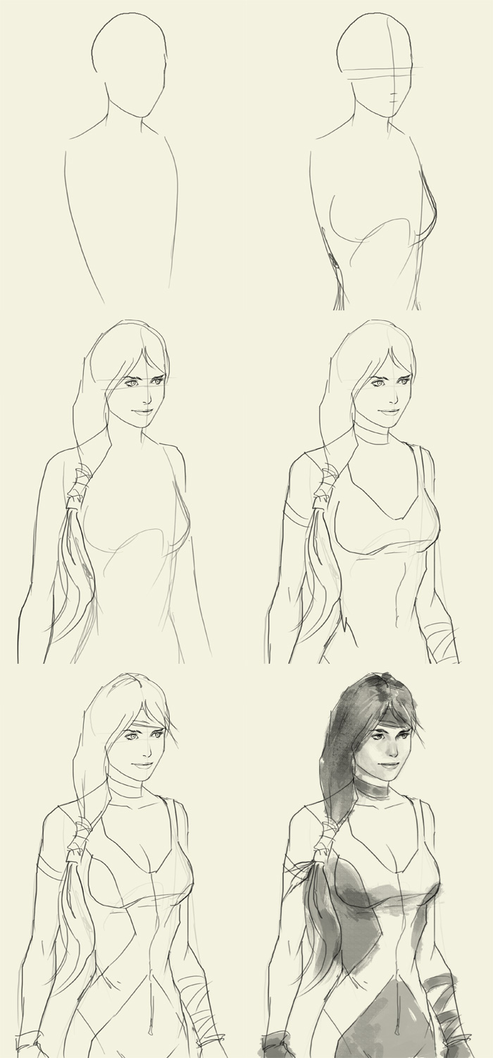 700x1500 How To Draw Moonstar - Marvel Style Drawing