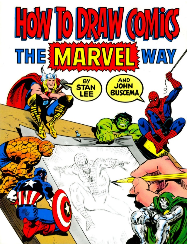 638x832 How To Draw Comics The Marvel Way Stan Lee - Marvel Style Drawing