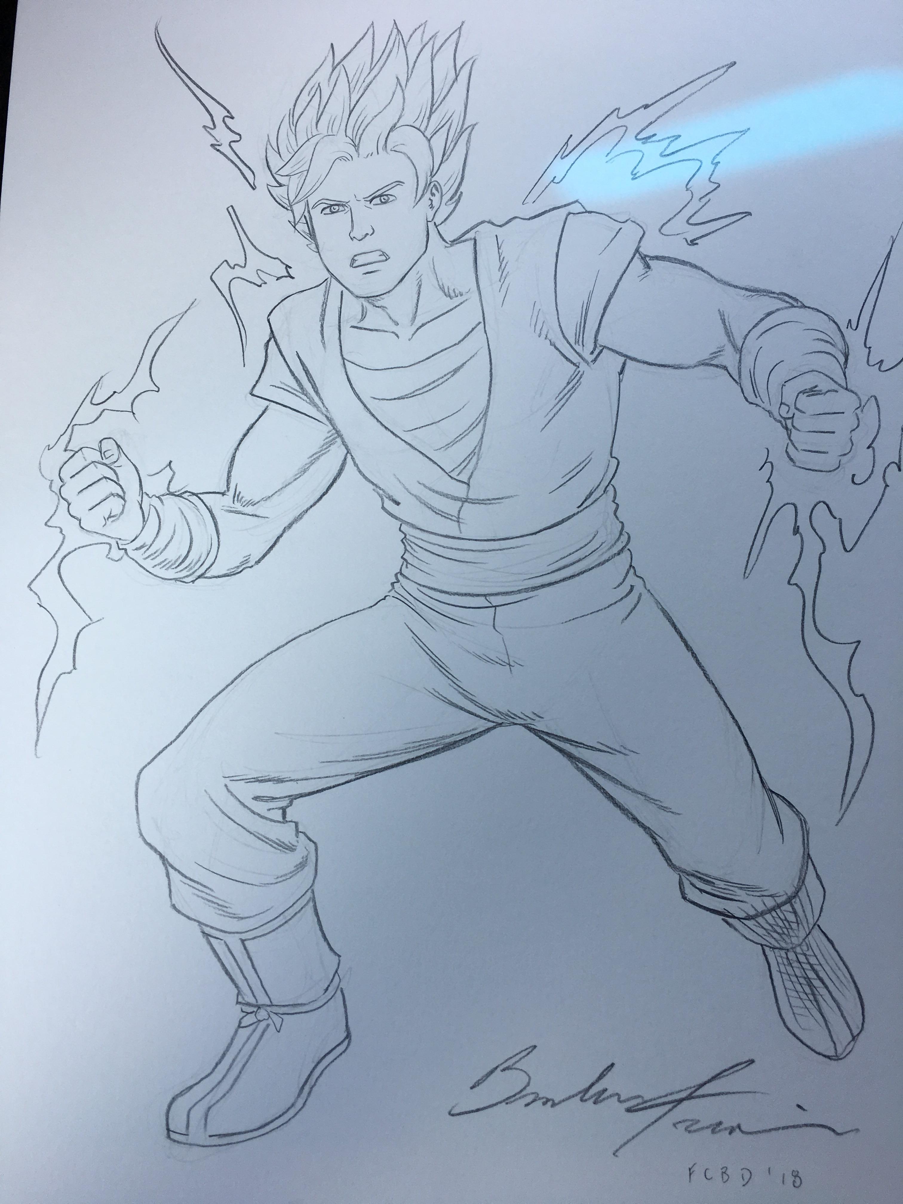 3024x4032 Marvel Style Goku - Marvel Style Drawing