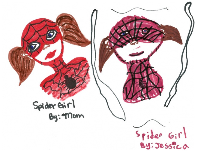 660x502 minute marvels encourages kids parents to draw a little every - Marvel Superhero Drawings