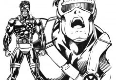 238x164 Marvel Heroes And Villains Coloring Book Kids Superheroes Super - Marvel Superhero Drawings