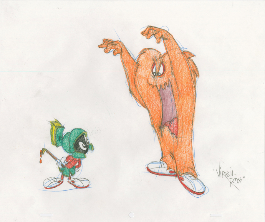 Marvin The Martian Drawing