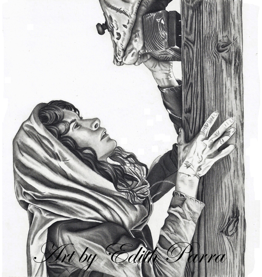 850x900 mother of jesus edith parra exceptional portrait artist - Mary And Jesus Drawing