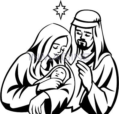 Mary And Jesus Drawing at PaintingValley.com | Explore collection of ...