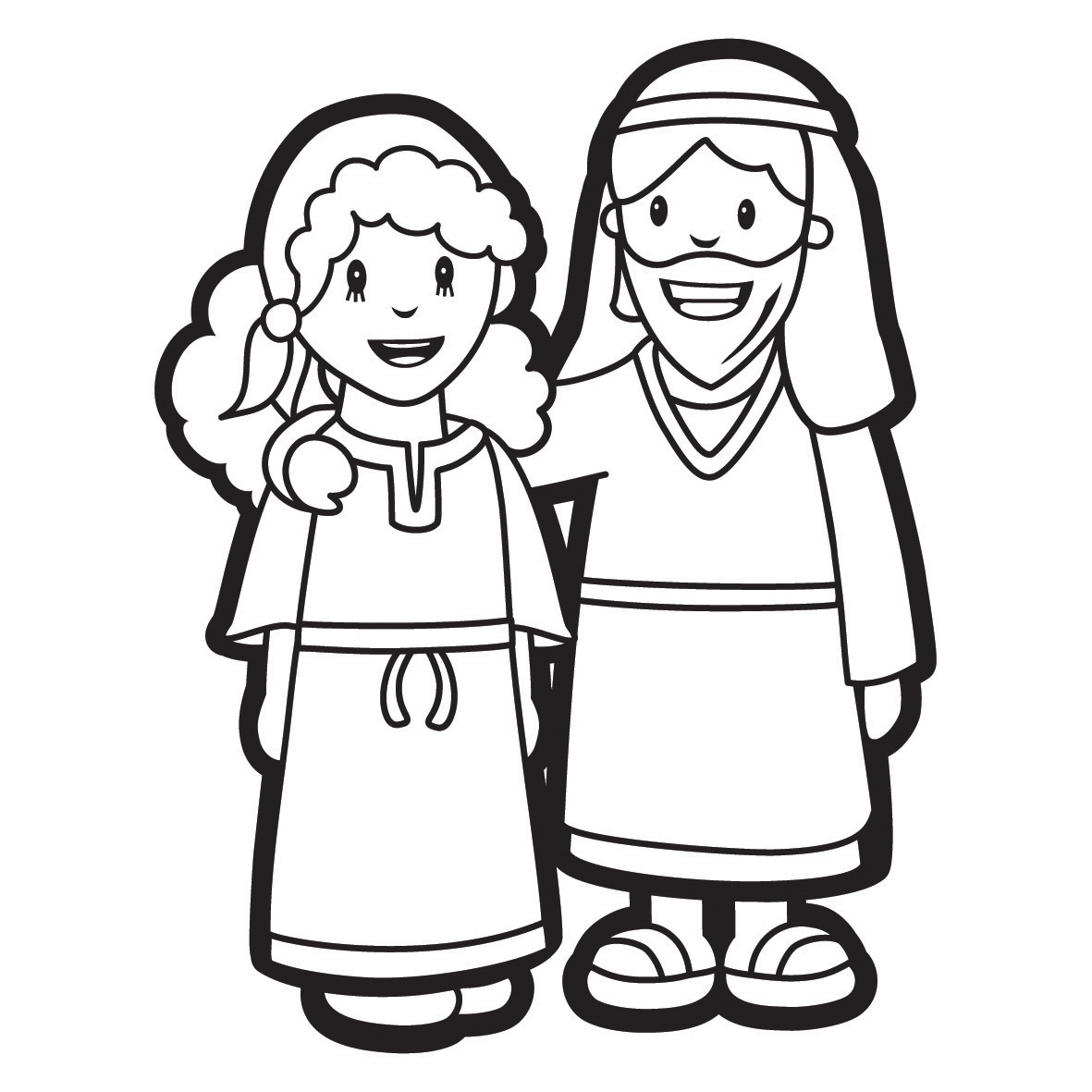Mary And Joseph Drawing at Explore collection of