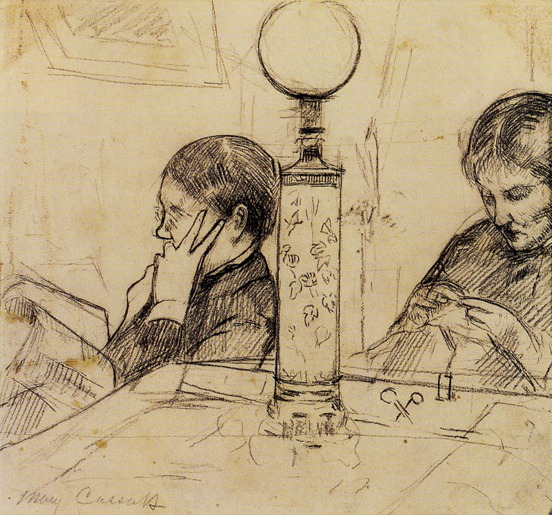 800x747 Mary Cassatt - Mary Cassatt Drawings