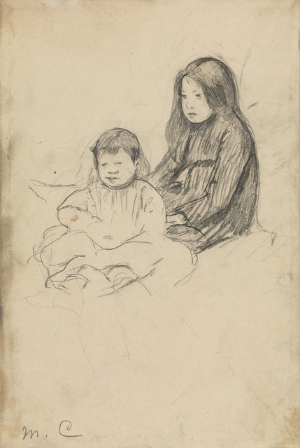 429x640 Mary Cassatt Works On Paper Adelson Galleries Artsy - Mary Cassatt Drawings