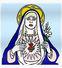 210x230 Virgin Mary Drawing Posters Redbubble - Mary Drawing