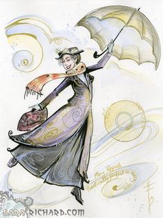 236x316 best disney mary poppins art images drawings, caricatures - Mary Poppins Drawing