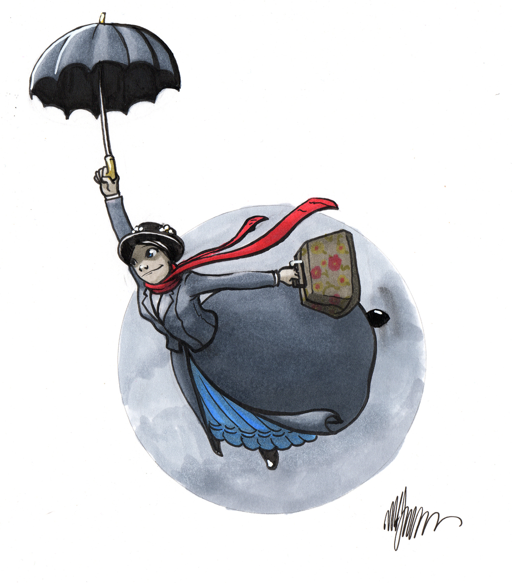 Mary Poppins Drawing at Explore collection of Mary