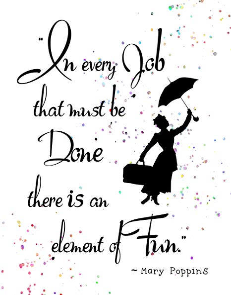 466x593 pop art print wquote mary poppins 'every - Mary Poppins Drawing