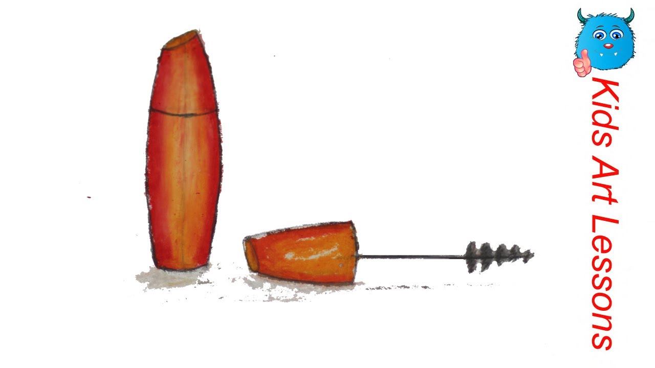 1280x720 How To Draw A Mascara - Mascara Drawing