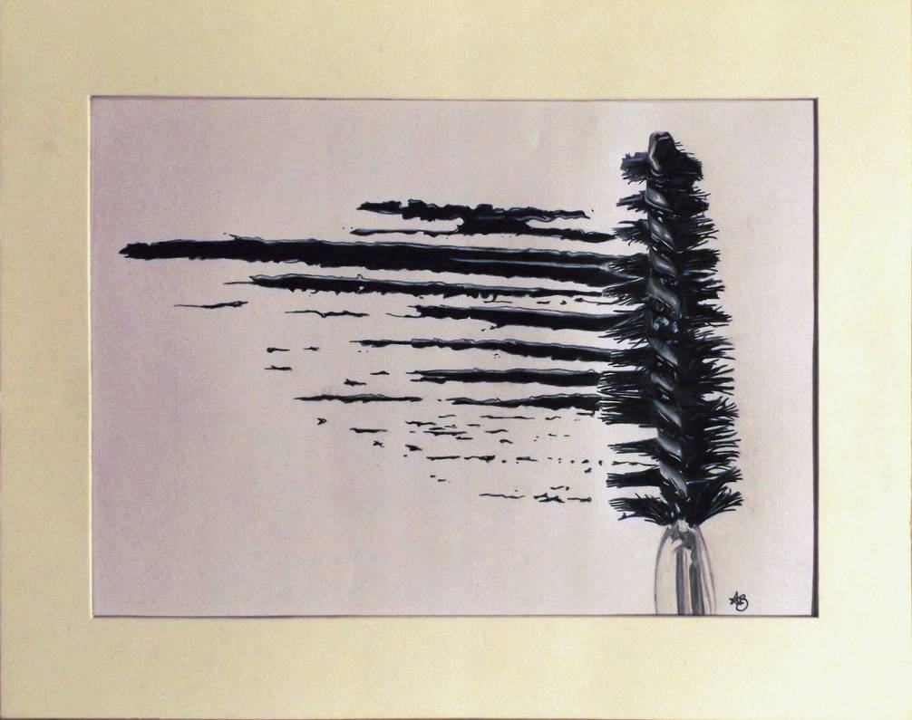 1006x795 War Paint' Mascara Realistic Drawing - Mascara Drawing