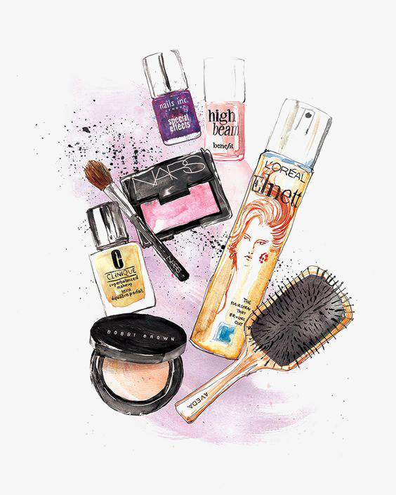 564x705 drawing cosmetics, black, make up, traces of mascara png image - Mascara Drawing